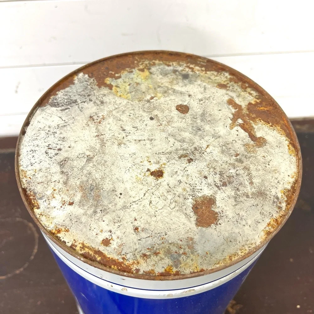 Trash can waste basket metal university Kentucky uk sports decor_7